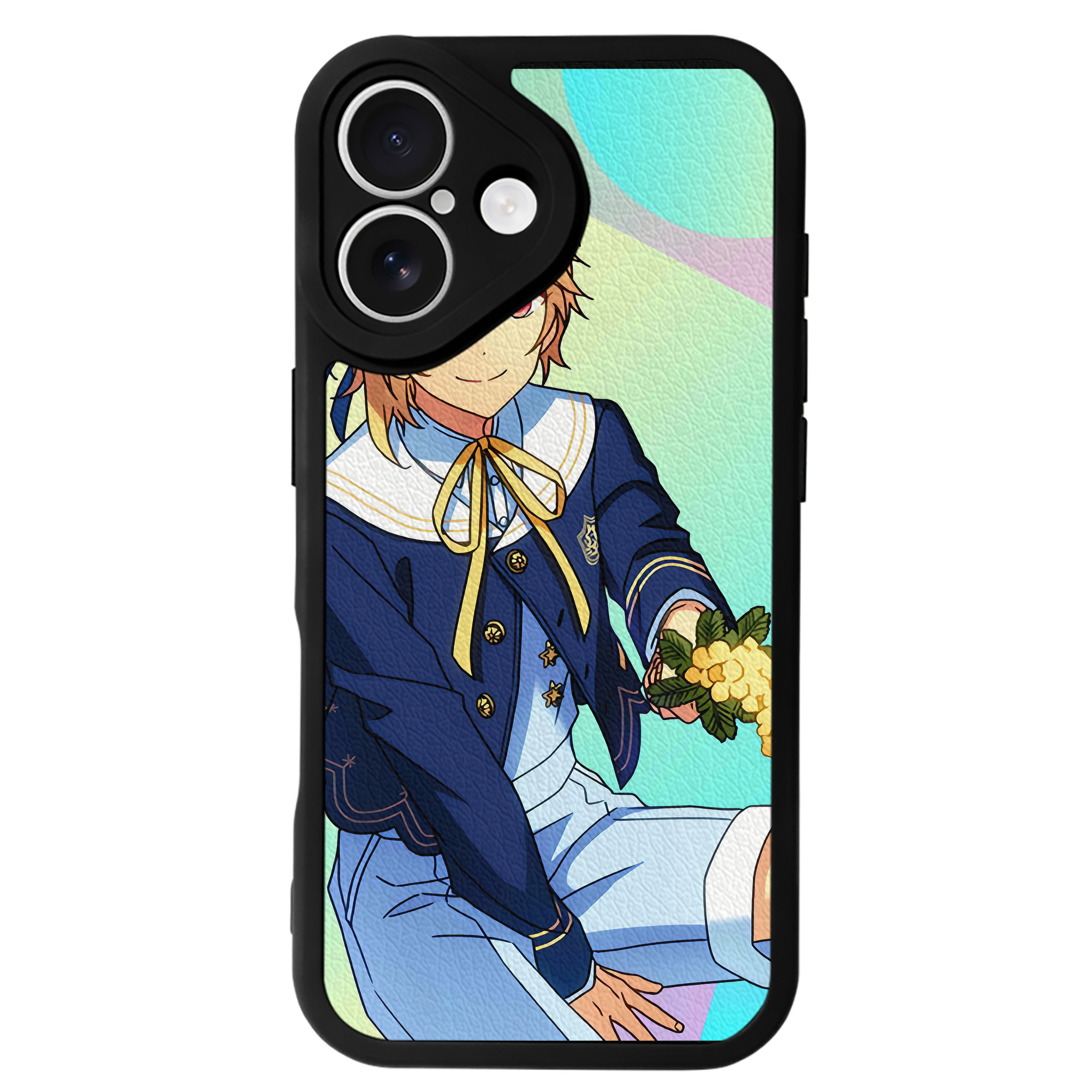 （画像用） あんさんぶるスターズ! Ensemble Stars 【iPhone 16シリーズ対応】シリコンスマホケース（レザー調） 材質：シリコン
